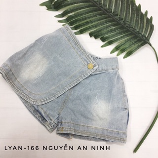 Quần bò giả váy