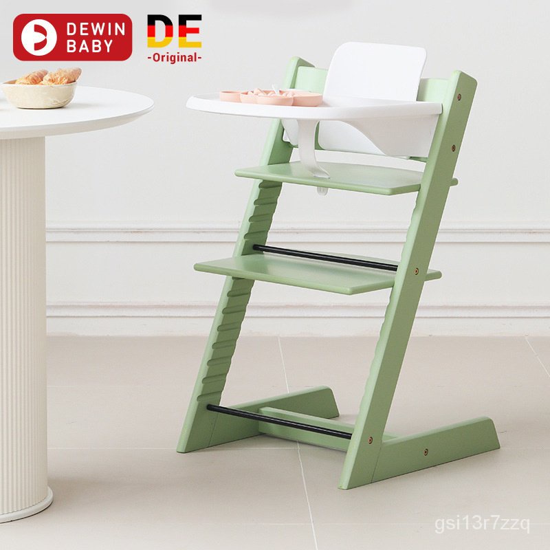 Đảm Bảo Chất Lượng Ghế Ăn Trẻ Em Deyun Ghế Tăng Trưởng Trẻ Em Kết Hợp Ghế Cao Cho Trẻ Sơ Sinh Bằng Gỗ Rắn Ghế Ăn Có Thể