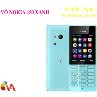 VỎ NOKIA 150 FULL BỘ MÀU XANH ZIN THEO MÁY