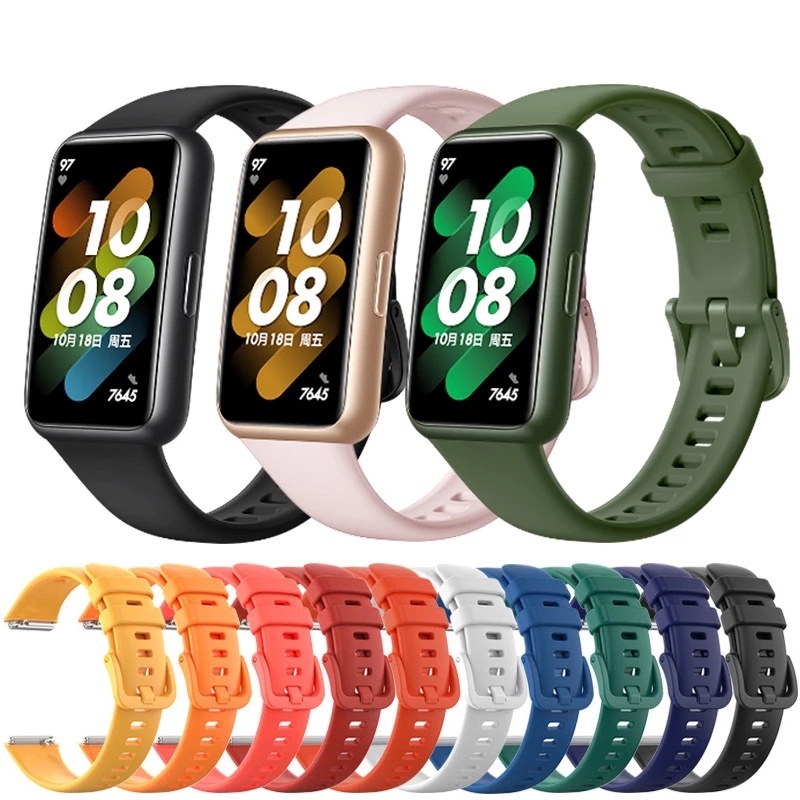 Dây Đeo Silicone Thay Thế Cho Đồng Hồ Thông Minh Huawei Band 6 7 Huawei Band 6 7