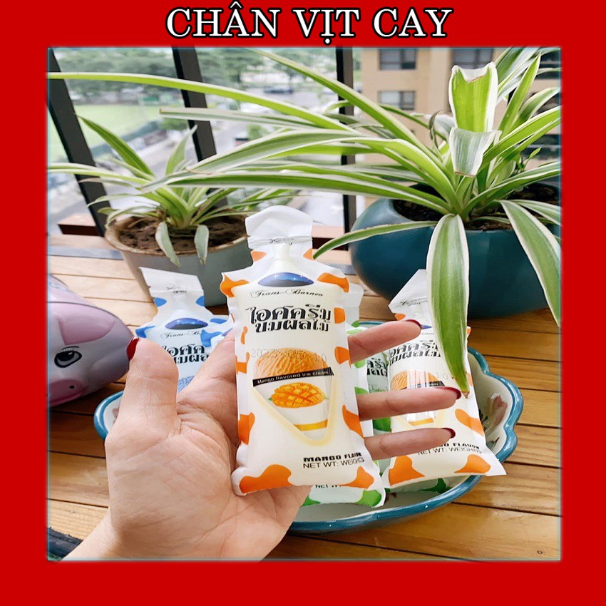Kem sữa chua ❤️ Kem trái cây loại I siêu to, mát lạnh giải nhiệt mùa hè thơm ngon bổ dưỡng