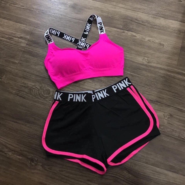 Quần tập Gym /YoGa PINK,Quần đùi tập thể thao aerobic Siêu Chất