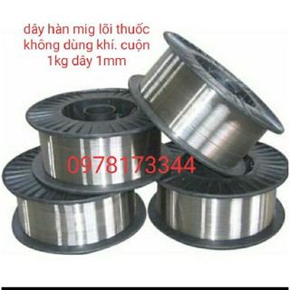 dây hàn mig lõi thuốc không dùng khí cuộn 1 kg-1mm