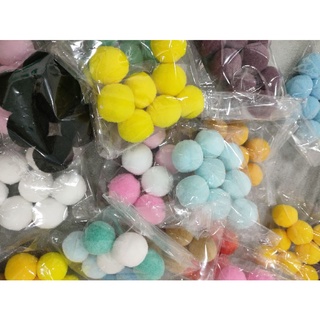 bom bom 3cm ( pom pom )bông len mịn