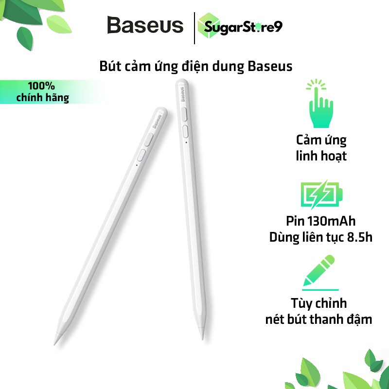 Bút Cảm Ứng - Bút Cảm Ứng Baseus Smooth Điện Dung Cảm Ứng Màn Hình Cho Ipad Pro Air Cho Apple iPad Pencil 2