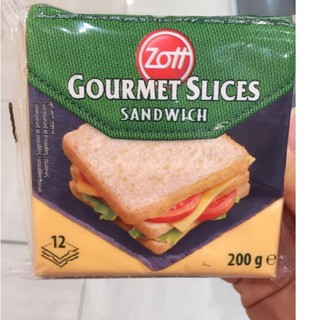 Phô mai lát Sandwich Zott gói 200g