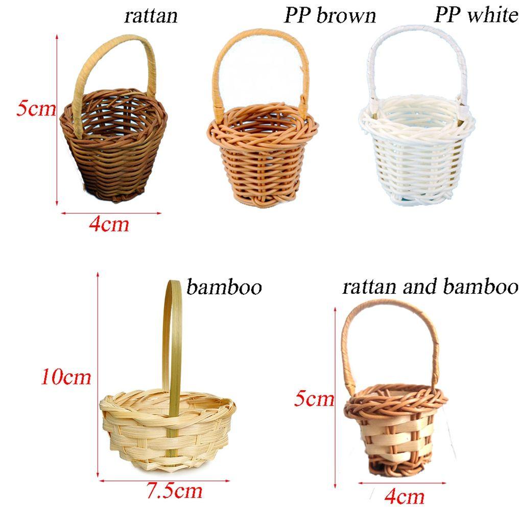 Giỏ Đựng Hoa Bằng Gỗ Tự Nhiên Dùng Trang Trí