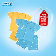 BỘ QUẦN ÁO NUOS CÀI GIỮA ( QUÀ MOONY)