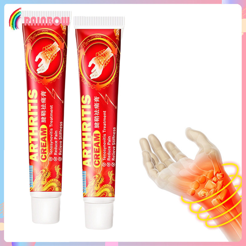 [RAINBOW]Tendonitis Arthritis Treatment Ointment Hand Wrist Cream Elbow Pain Reliever