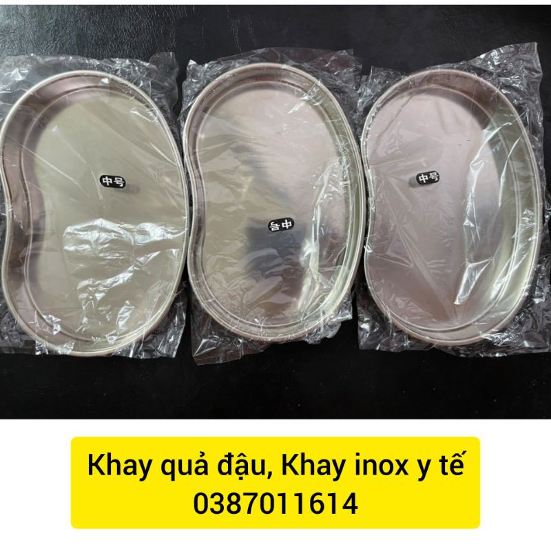 Khay quả đậu, Khay hạt đậu inox, Khay y tế