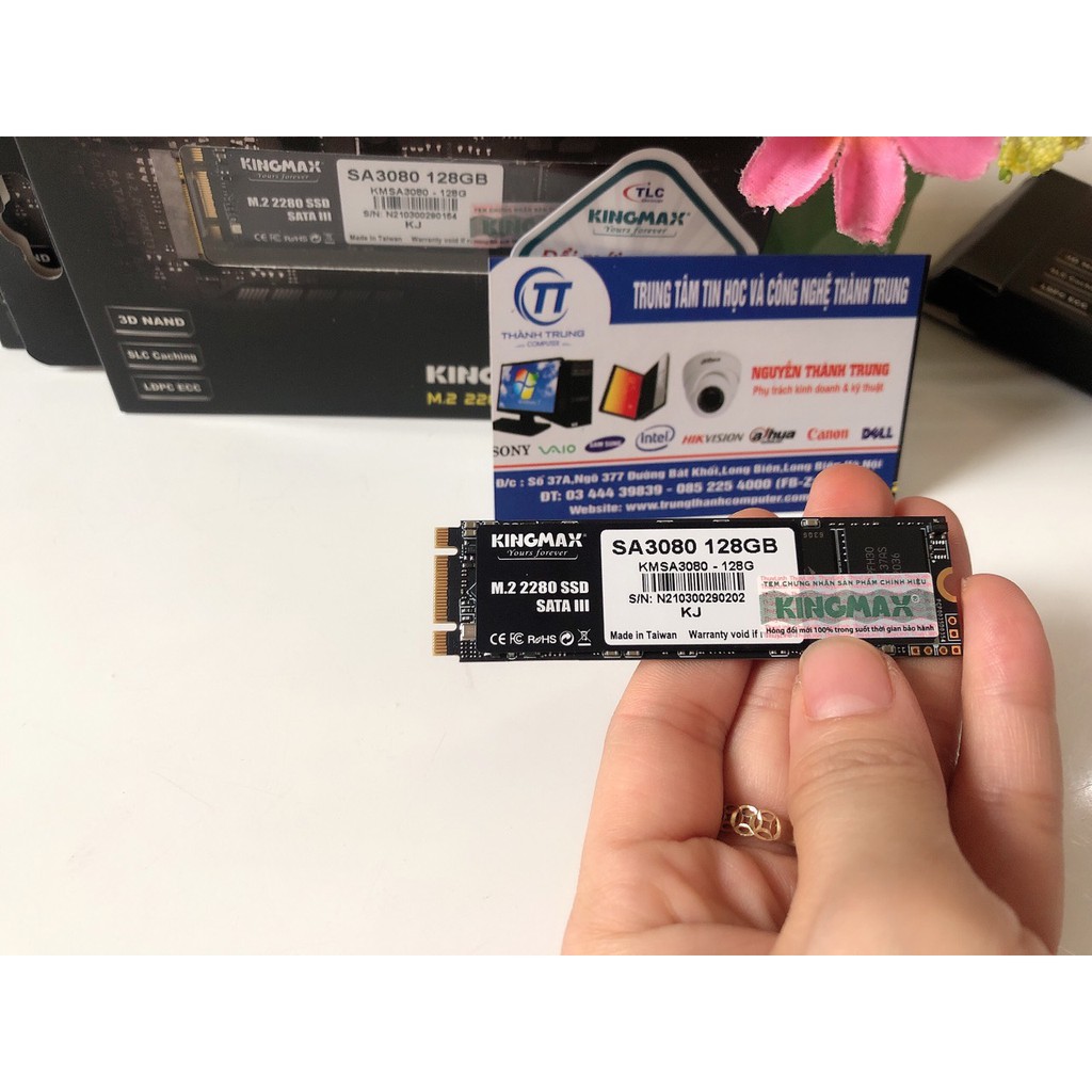 Ổ cứng SSD Kingmax SSD M.2 Sata III 120GB SA3080 (Đọc 520MB/s - Ghi 350MB/s) - Mới Bảo hành 36 tháng | WebRaoVat - webraovat.net.vn