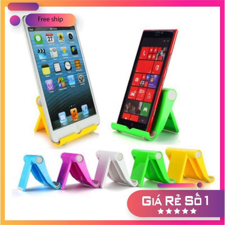 Giá Đỡ Điện Thoại 💖𝑭𝑹𝑬𝑬𝑺𝑯𝑰𝑷💖 Giá Đỡ Nhỏ Gọn Nhiều Nấc Thay Đổi Được Nhiều Góc Độ Tiện Dụng, Hỗ Trợ Xem Phim Nghe Nhạc