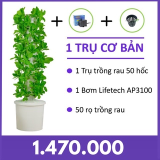 Vật tư thủy canh, thiết bị trồng rau thủy canh, Trụ trồng rau Thủy Canh Bio