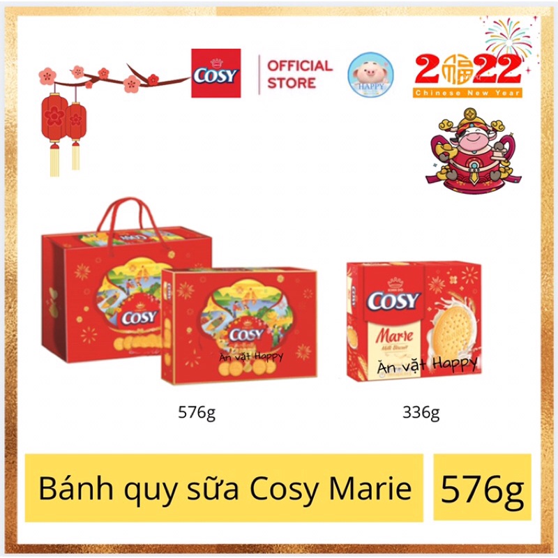 Bánh quy sữa COSY MARIE hộp 336g ( 14 gói x 24g )