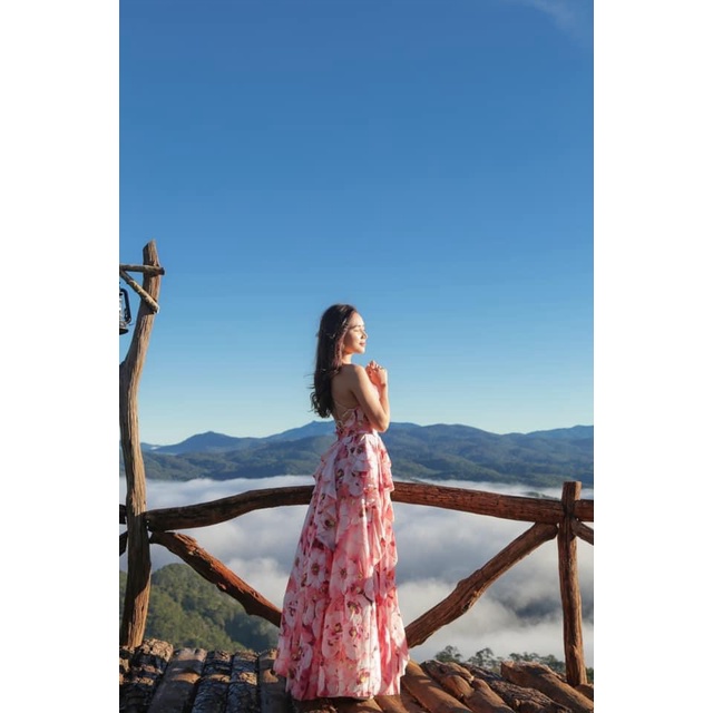 (MẪU MỚI) ĐẦM MAXI VOAN HOA TỰA THẦN TIÊN TỶ TỶ SIU HOT PU HHP FASHION