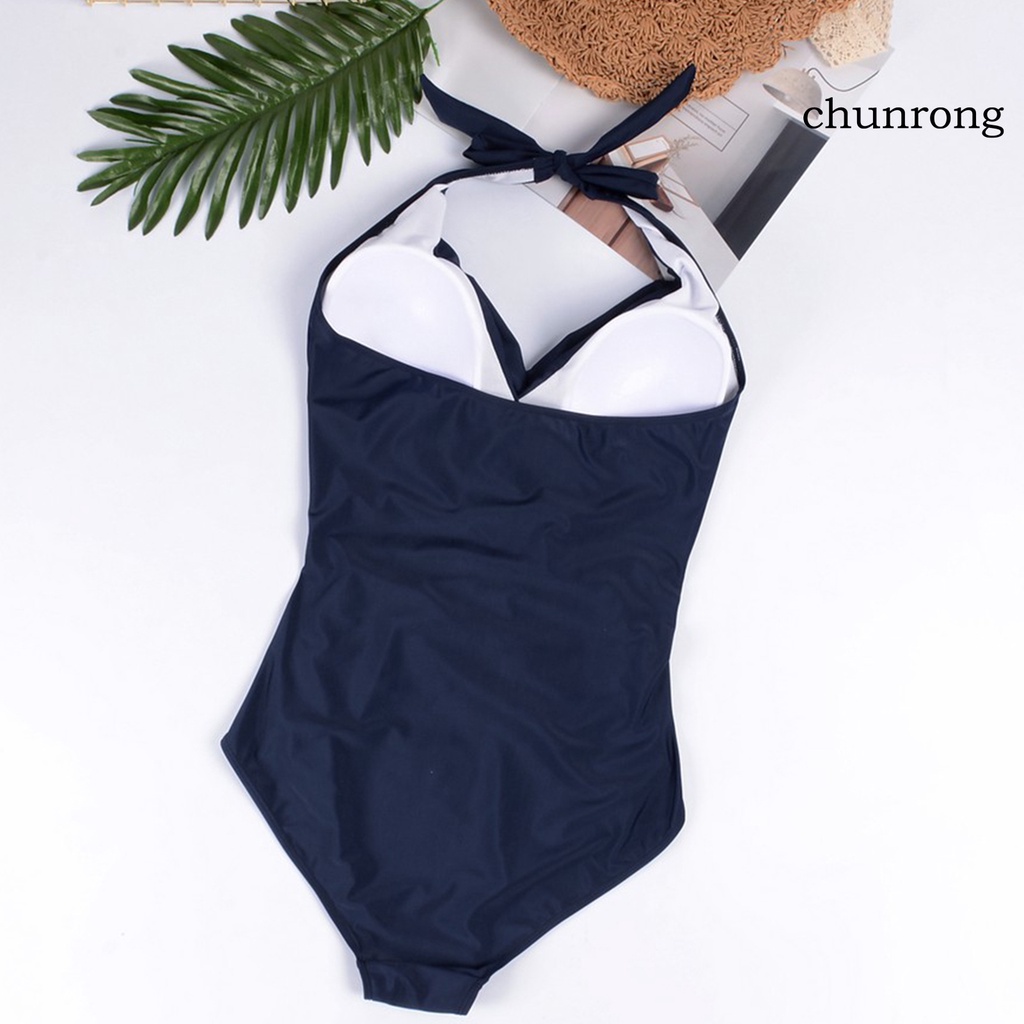 Bộ Đồ Bơi Cổ Chữ V Có Đệm Mút Thoáng Khí Dành Cho Mẹ Bầu