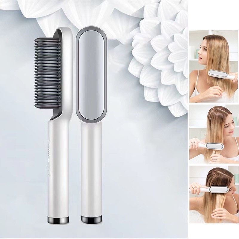 Lược Điện Chải Tóc Tạo Kiểu Chuyên Nghiệp, Gỡ Rối Tóc Nhanh Chóng Không Gây Sơ Tóc, Chống Bỏng An Toàn Khi Sử Dụng