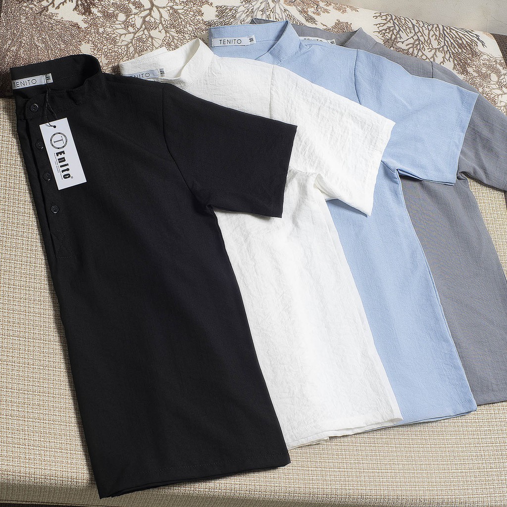 [Mã FAMAYMA2 giảm 10K đơn 50K] Áo Đũi Nam Cộc Tay, Chất Đũi Tự Nhiên, Mềm, Mịn, Mát | BigBuy360 - bigbuy360.vn