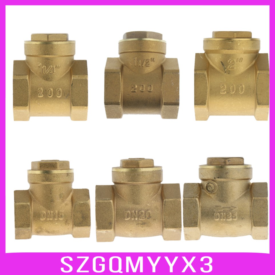 Van Kiểm Tra Một Chiều DN15- 1-2 inch Bằng Đồng Thau Chuyên Dụng Cho Nhà Vệ Sinh