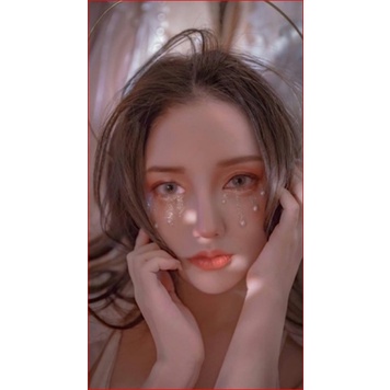 Dán đá Cho makeup sẵn keo chỉ việc bóc ra dính