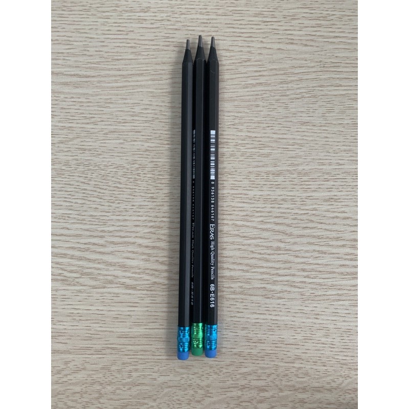 Hộp 12 cây bút chì 6B Eras E616