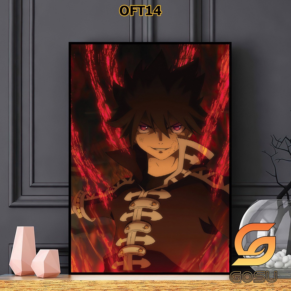 Tranh bóng gương phòng ngủ fairy tail