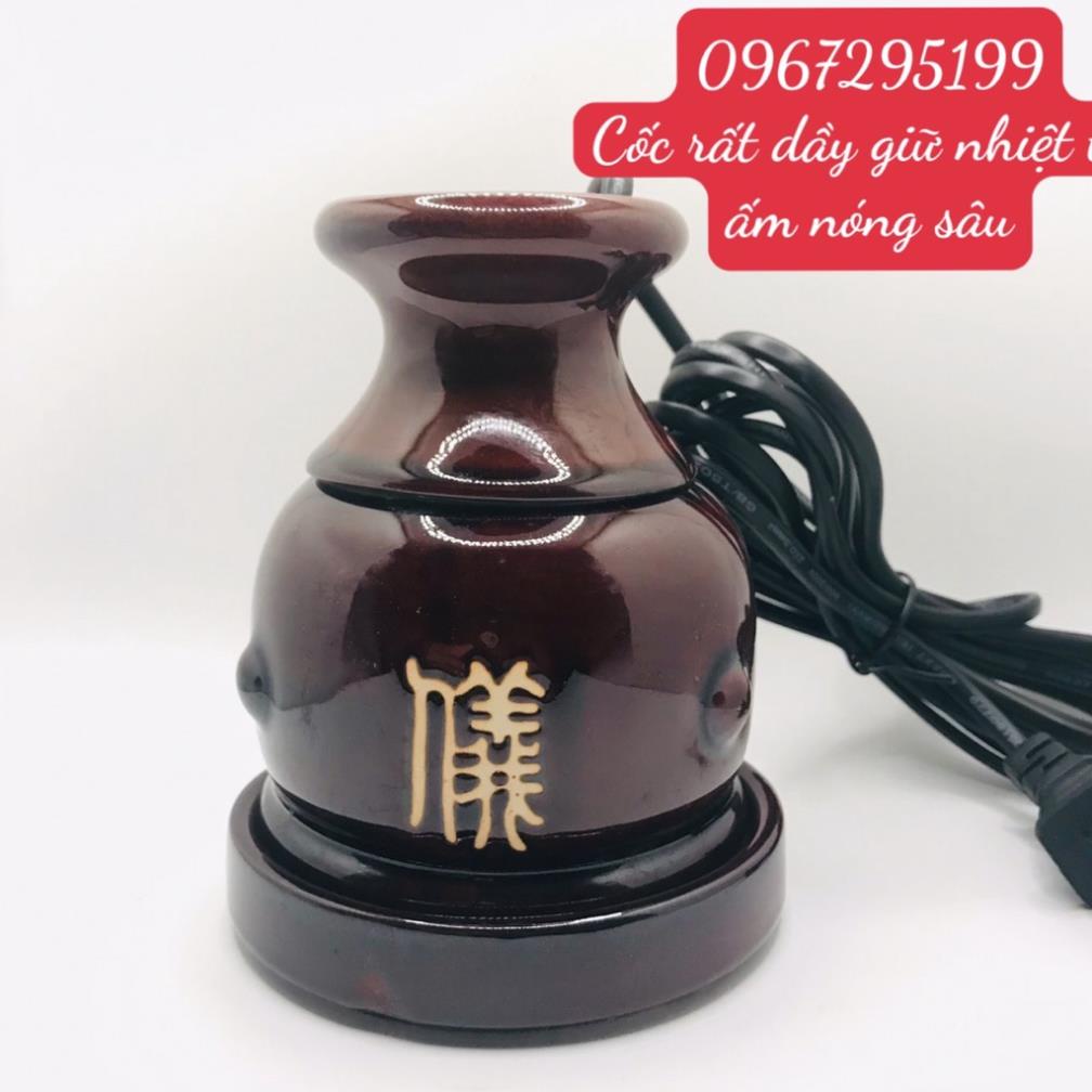 Cốc nhiệt trị liệu body ấm nóng sâu bề mặt cốc dầy và chắc chắn ,lưu thông vai cổ gáy