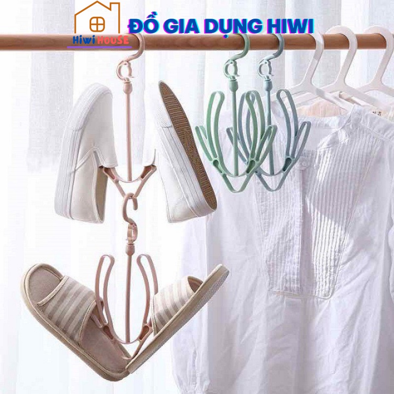Móc treo giày, treo đồ hình cá- móc treo phơi giày thông minh