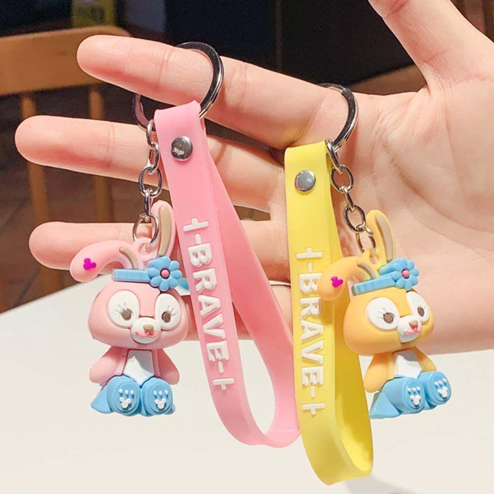 DARNELL Móc Khóa Hình Động Vật Hoạt Hình Đáng Yêu