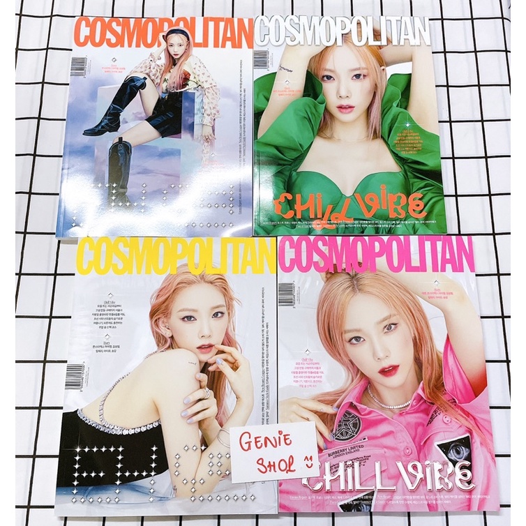*Có-Sẵn* ẢNH TAEYEON SNSD COSMOPOLITAN quà tặng kèm LAKA JUST EYE PALETTE