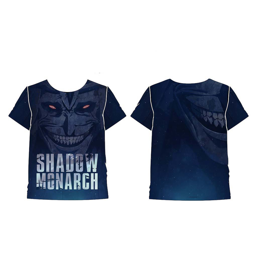 Áo Thun Tay Ngắn In Hình Solo Leveling 3D Cá Tính