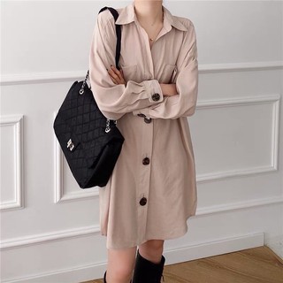 Váy sơ mi ZR dáng rộng