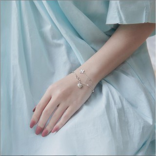 Lắc tay bạc 925 Clover - Shimmer Silver