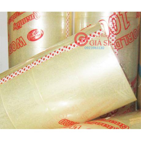 Băng keo trong 100Y ( 6 cuộn / cây ) + tặng kèm 1 cuộn keo văn phòng phẩm 1P8 ❤️freeship❤️