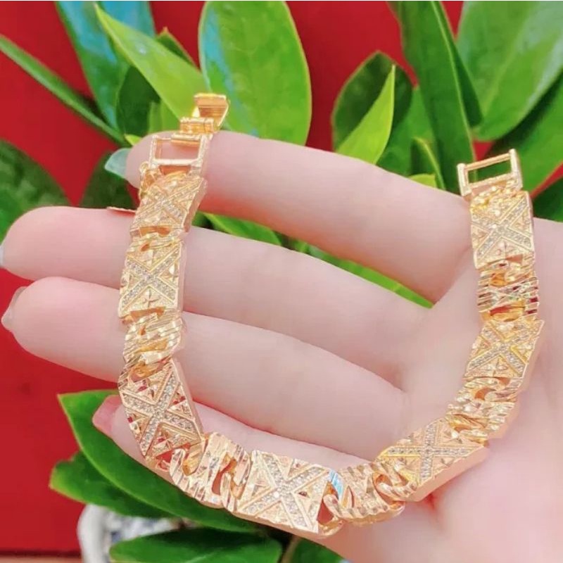 Lắc Tay Nam Nữ Mạ Vàng 18K Mẫu 5.150822 Lokalo Shop - Đi Chơi, Dự Tiệc Rất Ngầu - Bao Đổi Tra Trong Vòng 07 Ngày