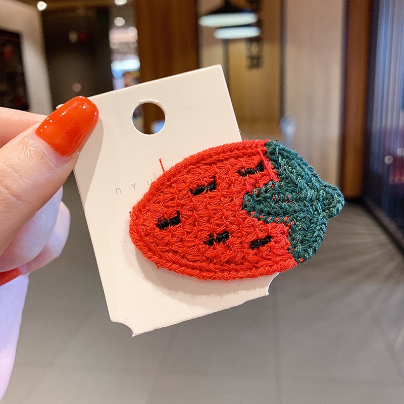 Kẹp Tóc Lông Nhung Kiểu Hoạt Hình Đáng Yêu Thời Trang Hàn Quốc