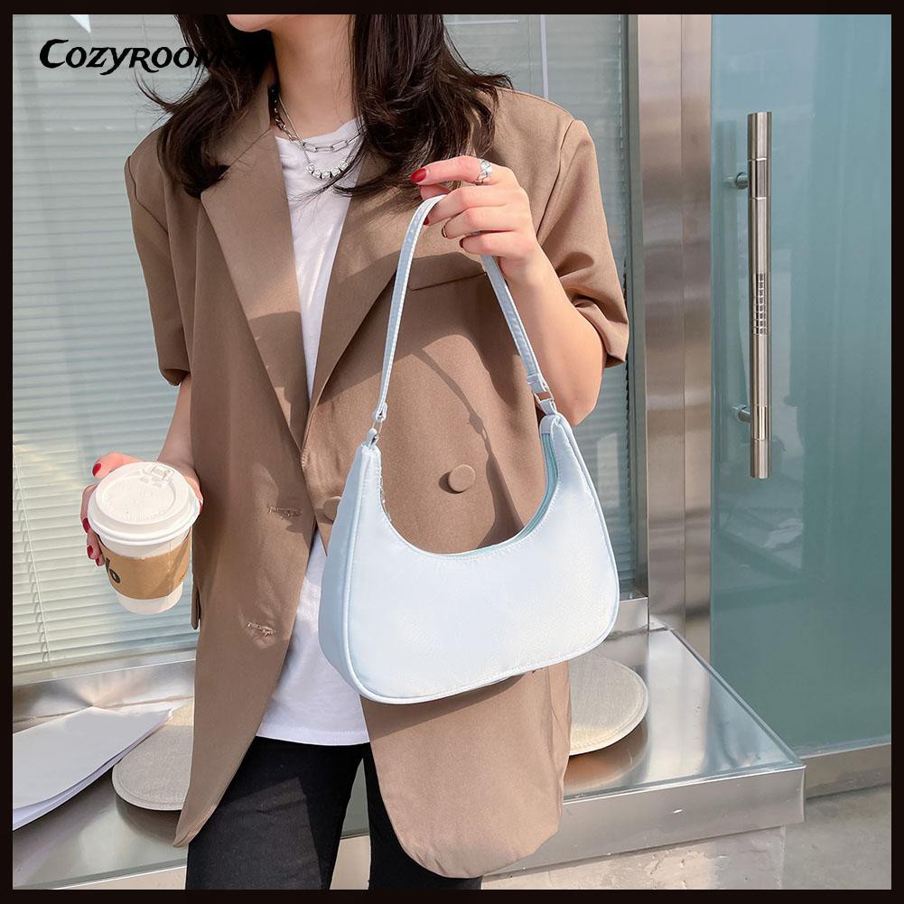 Thời Trang Túi Đeo Vai Màu Trơn Cho Nữ