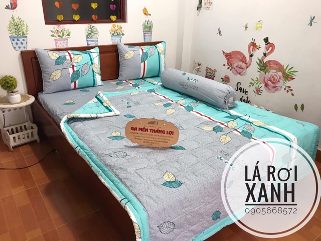 Bộ ga gối Thắng Lợi 4 món không kèm mền chuẩn logo | BigBuy360 - bigbuy360.vn