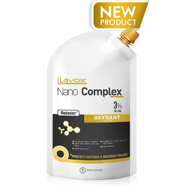 Oxi trợ nhuộm tóc tăng độ sáng bóng không rát da đầu LAVOX NANO 1000ml (3%, 6%,9%,12% )