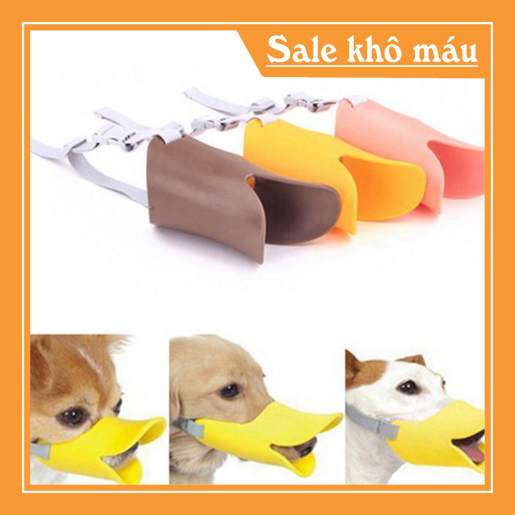 [FLASH SALE]  Phụ kiện chó mèo Rọ mõm mỏ vịt cho chó