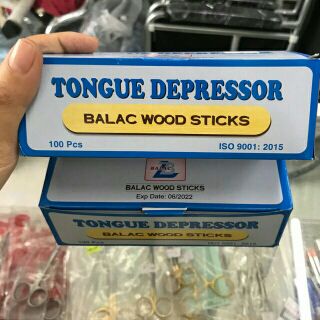 Que đè lưỡi gỗ tiệt trùng Bá Lạc