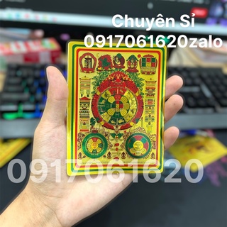 Sỉ Miếng dán Decal Văn Thù Cửu Cung Bát Quái Liên Hoa Sinh Đại sư