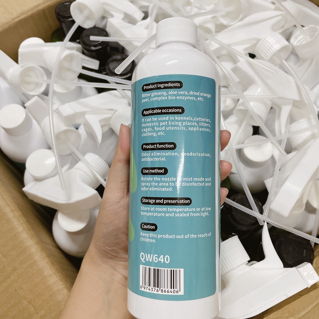 Xịt Thơm Khử Mùi Cát Mèo VÀ Mùi Hôi Cơ Thể Chó MÈo - XC PET 100ml (thailand)