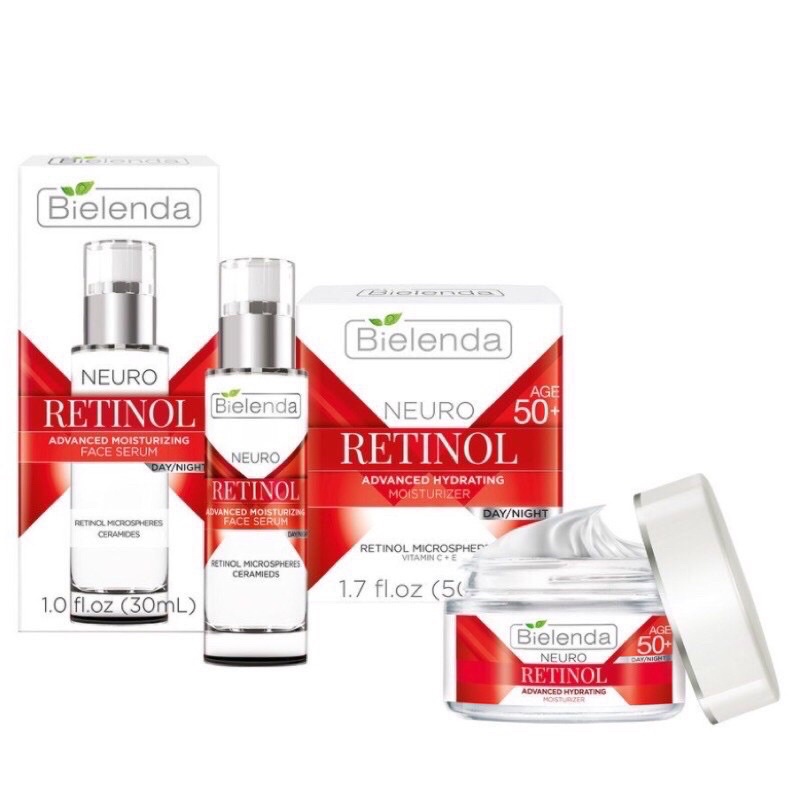 Serum Bielenda Neuro Retinol Neuromimetic trẻ hoá, căng bóng da và mờ thâm 30ml