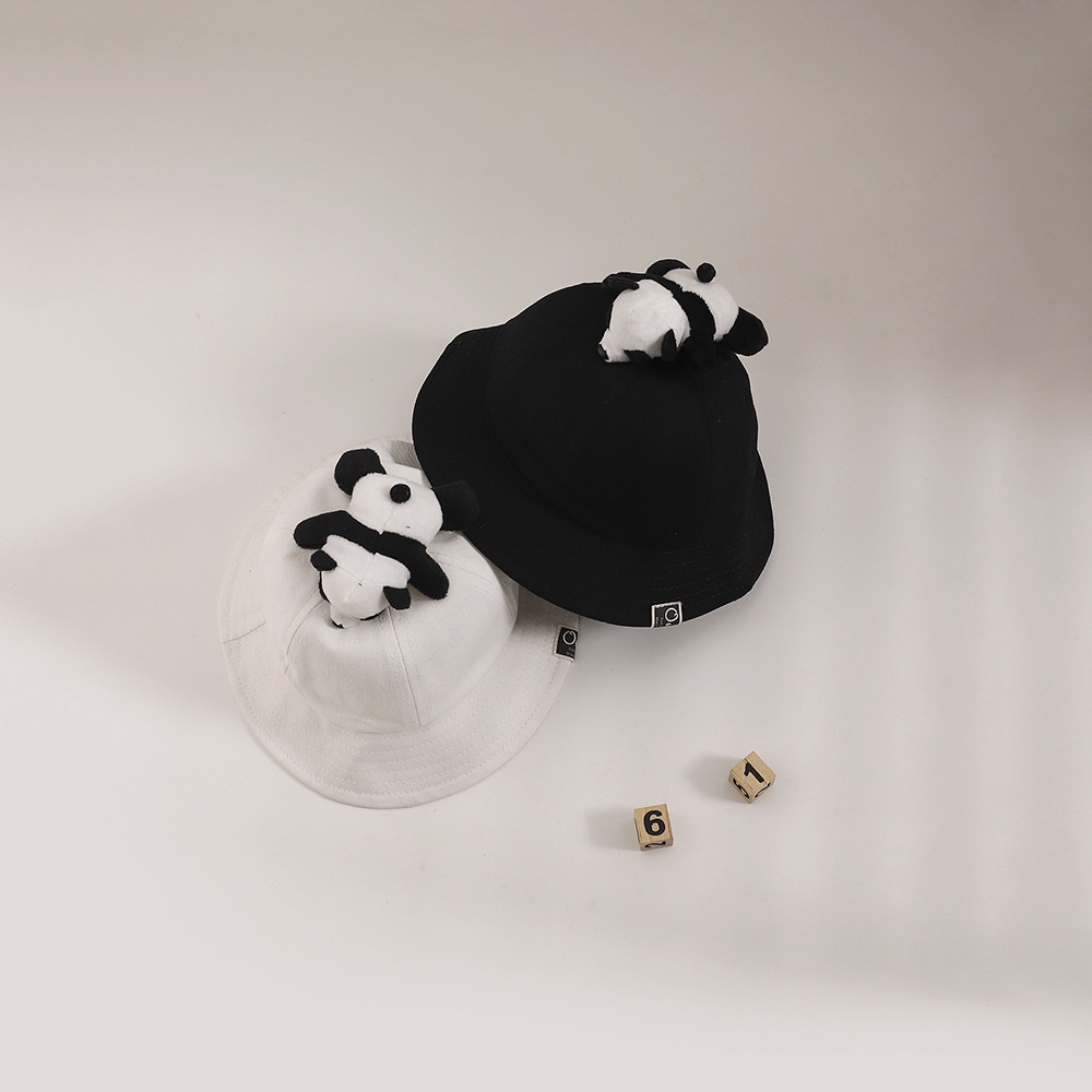 Nón Bucket Chống Nắng Hình Gấu Trúc Dễ Thương Cho Bé Mới