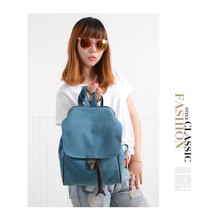 Balo nữ canvas phong cách cổ điển – Lily Bag