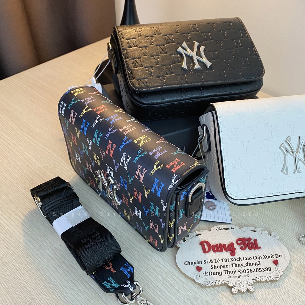 Túi NY Mini Monogram đeo chéo style Hàn Quốc fullbox 4 màu size 18