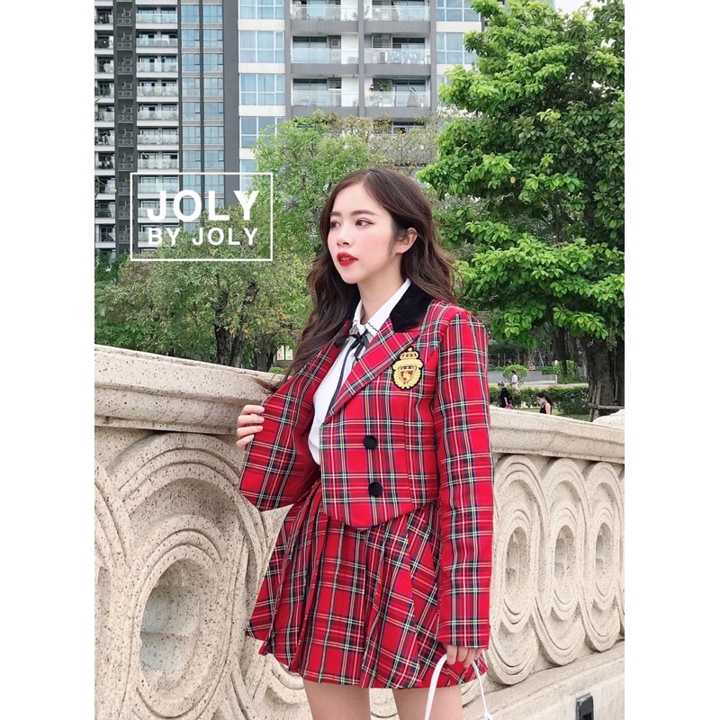 Set Vest Caro Đỏ | BigBuy360 - bigbuy360.vn