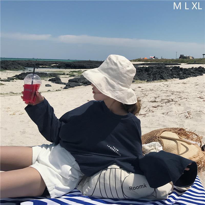 Ảnh thật - Áo thun tay dài form rộng TEAM LA GARCONNE ulzzang thu đông phong cách Hàn Quốc Ulzzang UNISEX | BigBuy360 - bigbuy360.vn