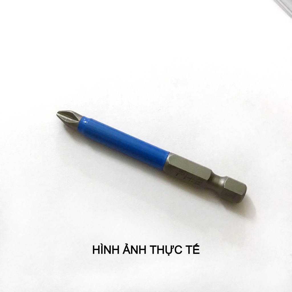 Mũi bắn vít đầu tuốc nơ vít PH2 đầu chữ thập, thiết kế chống trượt, từ tính cao, chuôi luc giác 65mm 90mm 150mm